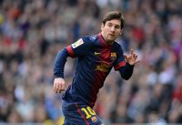 FUSSBALL Primera Division 2012/2013: Lionel Messi (Barca)