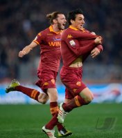 FUSSBALL SERIE A 2012/2013: JUBEL Nicolas Burdisso (AS Rom)