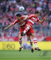 Fussball 1. Bundesliga 2008/2009  FC Bayern Muenchen - Bayer Leverkusen