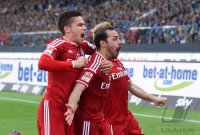 Fussball, 1. Bundesliga  Saison 2014/2015 Relegation: Karlsruher SC - Hamburger SV