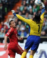 Fussball 1. Bundesliga, Saison 2011/2012: SV Werder Bremen - FC Bayern Muenchen