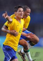 FUSSBALL  Olympia 2008   Vorrunde  Maenner   China - Brasilien