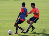 Fussball 1. Bundesliga :  Training beim FC Bayern Muenchen
