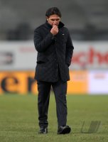 Fussball 1. Bundesliga : Enttaeuschung Trainer Bruno Labbadia (VfB Stuttgart)