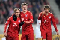 Fussball 1. Bundesliga : VfB Stuttgart - FC Bayern Muenchen