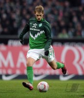 Fussball: 1. Bundesliga Saison 2010/2011: Werder Bremen, HUNT am Ball