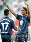 Fussball 1. Bundesliga: Koeln - Wolfsburg, Jubel VFL