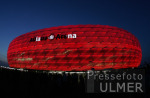 Fussball Stadiontest Allianz Arena