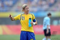 FUSSBALL  Olympia 2008   Vorrunde  Frauen   Schweden - Argentinien