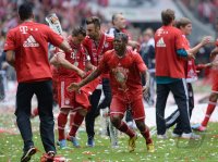 Fussball 1. Bundesliga  Saison  2012/2013:  Deutscher Meister 12/13 FC Bayern Muenchen