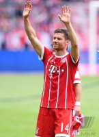 Fussball 1. Bundesliga Saison 16/17: FC Bayern Muenchen - SC Freiburg