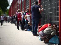 Fussball CHL Finale 2012: Abschluss Training beim FC Bayern Muenchen