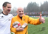 FIFA Praesident Gianni Infantino (Schweiz) erster Tag im Home of Fifa