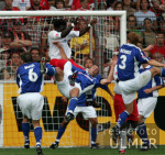 FUSSBALL 1. Bundesliga  SC Freiburg  -  Hansa Rostock
