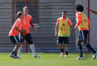 Fussball 1. Bundesliga, Saison 2012/2013:  Training beim FC Bayern Muenchen