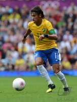 FUSSBALL Olympia 2012 Maenner: Brasilien - Weissrussland