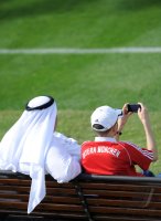 Fussball 1. Bundesliga 11/12: FC Bayern Muenchen Training in Doha