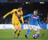 Fussball CHL 19/20 Achtelfinale: SSC Neapel - FC Barcelona