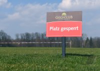 Platzsperrung bei Golfclub Schloss Kressbach Tuebingen
