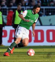 FUSSBALL, 1. BUNDESLIGA, 25. Spieltag: Bremen, PIZARRO Einzelaktion