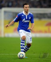 Fussball 1. Bundesliga, Saison 2011/2012: Schalke 04, HOEGER am Ball