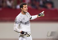 Fussball CHL  Saison 2014/2015: Torwart Julio Cesar (Benfica Lissabon)