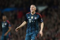 Fussball International CHL Saison 13/14: Bastian Schweinsteiger (FC Bayern Muenchen)