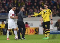Fussball 1. Bundesliga Saison 14/15: VfB Stuttgart - Borussia Dortmund