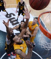 Basketball 1. Bundesliga  13/14  Walter Tigers Tuebingen  - MPH Riesen Ludwigsburg