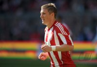 Fussball 1. Bundesliga : Bastian Schweinsteiger (FC Bayern Muenchen)