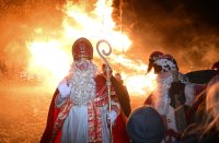 Nikolausfeuer in Hirrlingen (Kreis Tuebingen)