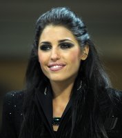 Fussball CHL  Saison 2010/2011:  Yolanthe Cabau Ehefrau von Wesley Sneijder (Inter Mailand)