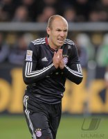 Fussball 1. Bundesliga  Saison 2010/2011: VfL Wolfsburg - FC Bayern Muenchen