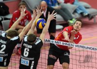 Volleyball 1. Bundesliga  Saison  14/15: TV Rottenburg  - Berlin Recycling Volleys