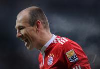 Fussball 1. Bundesliga  09/10  JUBEL ROBBEN (FC Bayerb Muenchen)