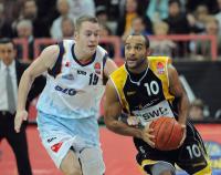 Basketball  1. Bundesliga 2008/2009   Walter Tigers -  Eisbaeren Bremerhaven