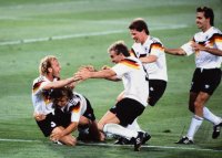 Fussball WM 1990 FINALE: Deutschland - Argentinien