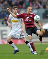 Fussball 1. Bundesliga, Saison 2011/2012:  1. FC Nuernberg - Borussia Moenchengladbach