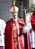Papst Leo XIV. am Palmsonntag auf dem Petersplatz
