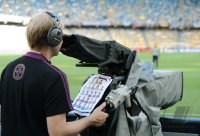 FUSSBALL INTERNATIONAL EURO 2012 FINALE :  TV Kamera