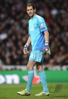 FUSSBALL INTERNATIONAL CHL ACHTELFINALE 12/13:  Torwart Diego Lopez (Real Madrid)