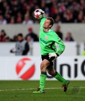 FUSSBALL  International CHL 09/10 : Torwart Jens Lehmann (VfB Stuttgart)