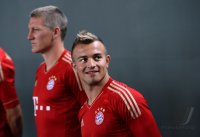 Fussball 1. Bundesliga 2012/2013:  Fototermin beim  FC Bayern Muenchen