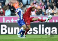 Fussball 1. Bundesliga, Saison 2011/2012:  FC Bayern Muenchen - Hertha BSC Berlin