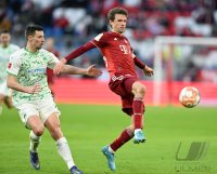 Fussball 1. Bundesliga Saison 21/22: FC Bayern Muenchen - SpVgg Greuther Fuerth