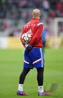 Fussball DFB Pokal Achtelfinale 14/15: Torwart Pep Reina (FC Bayern Muenchen)