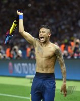 Fussball Champions League Finale 2015: JUBEL Neymar (Barca)