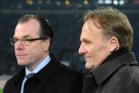 FUSSBALL, 1. BUNDESLIGA, 24. Spieltag: FC Schalke 04, TOENNIES und WATZKE