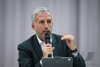 Streitgespraech OB Boris Palmer und AfD Landesvorsitzender Markus Frohnmaier in Tuebingen