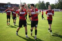 Fussball Relegation zur Regionalliga Sued  2024/2025   
TSG Balingen - Tuerk Guecue Friedberg